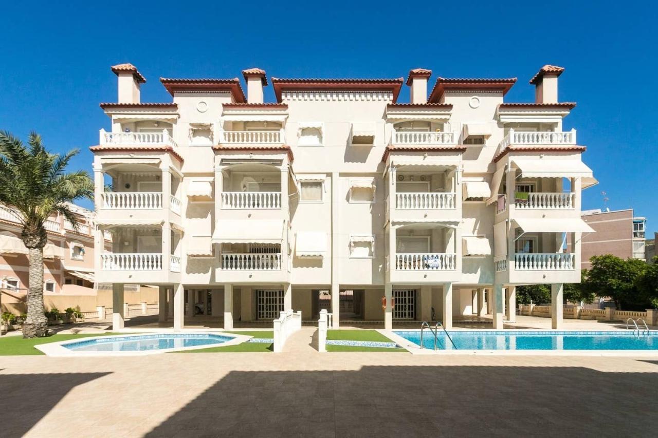 Fantastico Apartamento Con Piscina Santa Pola Exteriör bild